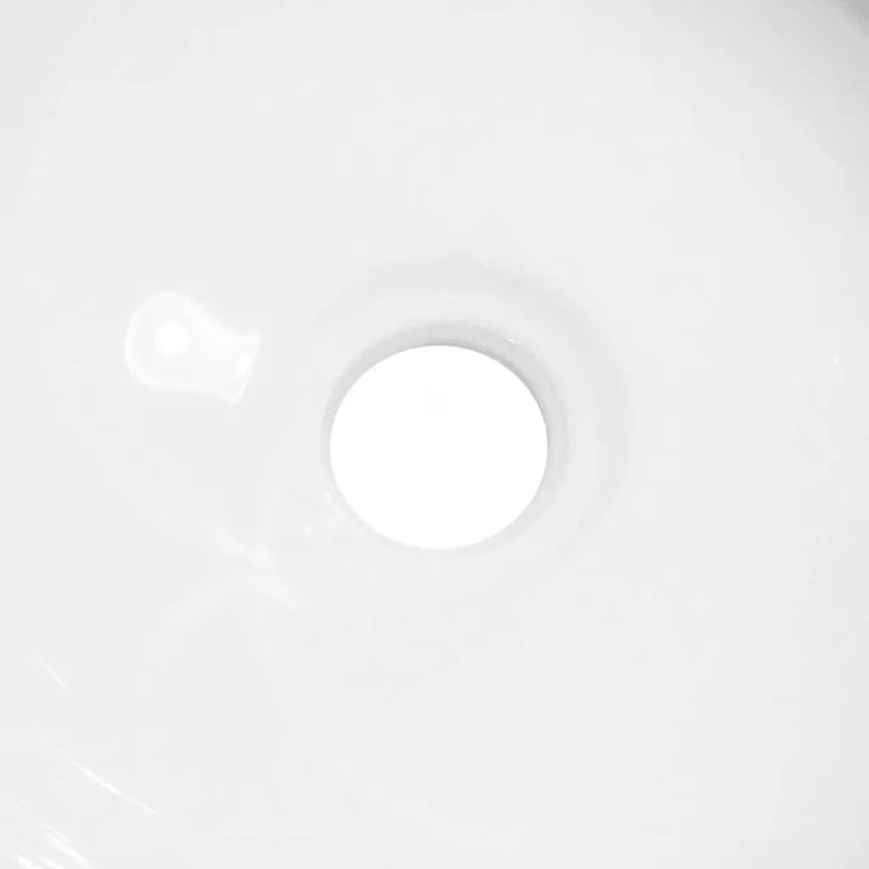 Wash Basin White 28x28x10 cm Ceramic