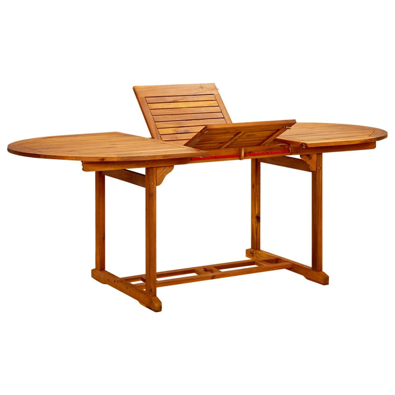 vidaXL Garden Table 200x100x75 cm Solid Wood Acacia