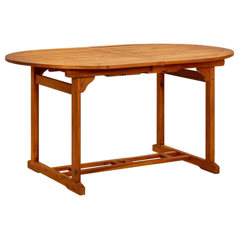 vidaXL Garden Table 200x100x75 cm Solid Wood Acacia