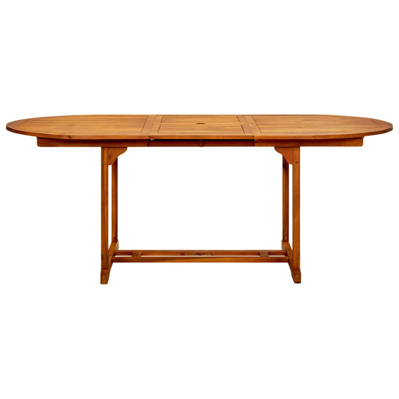 vidaXL Garden Table 200x100x75 cm Solid Wood Acacia