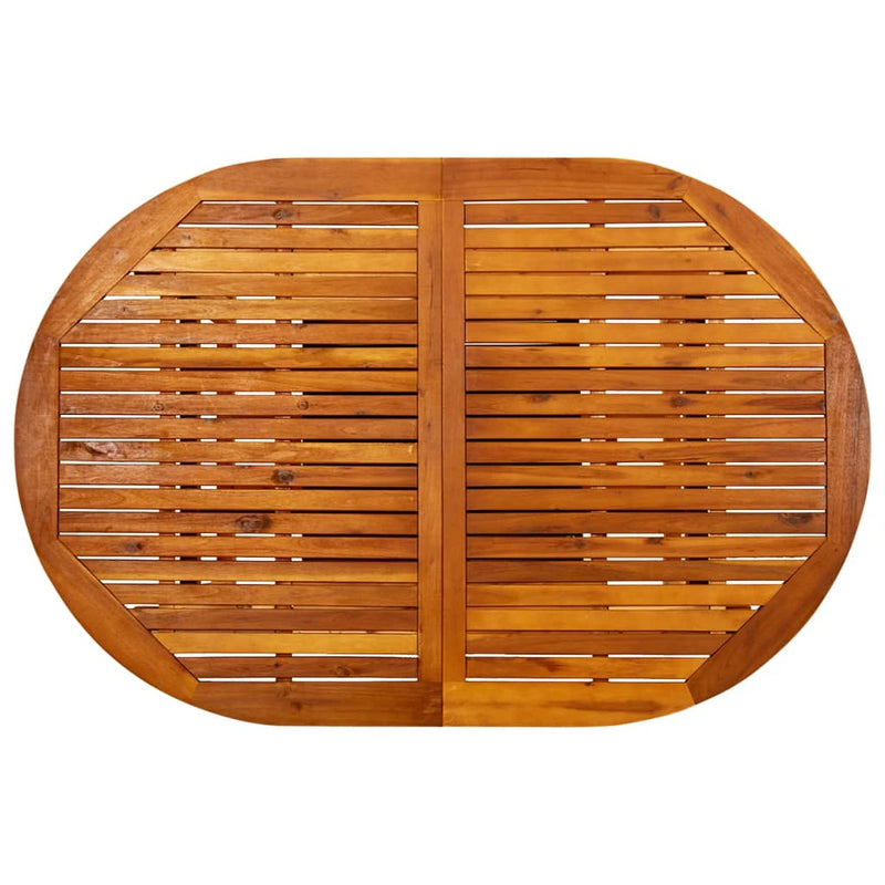 vidaXL Garden Table 200x100x75 cm Solid Wood Acacia