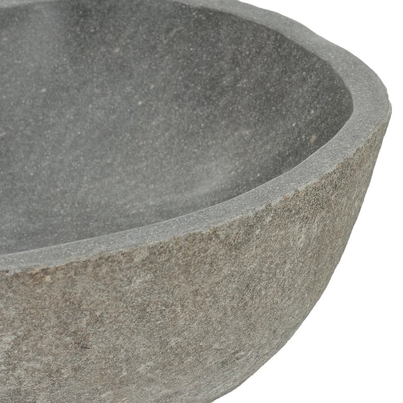 vidaXL Basin River Stone Oval (36-46)x(29-36) cm