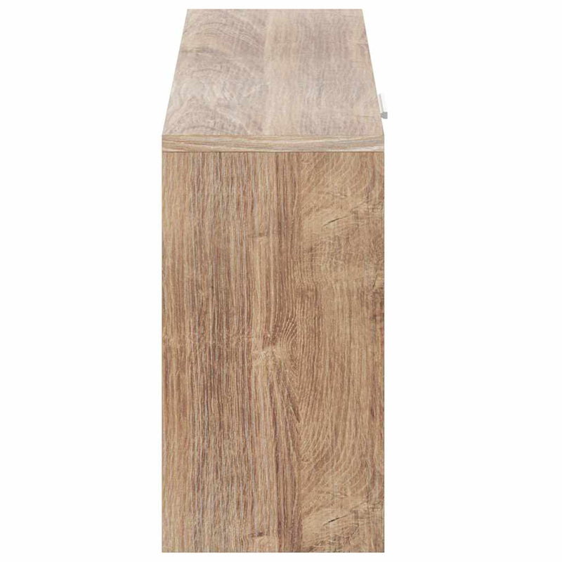 Shoe Storage Bench Oak 80x24x45 cm
