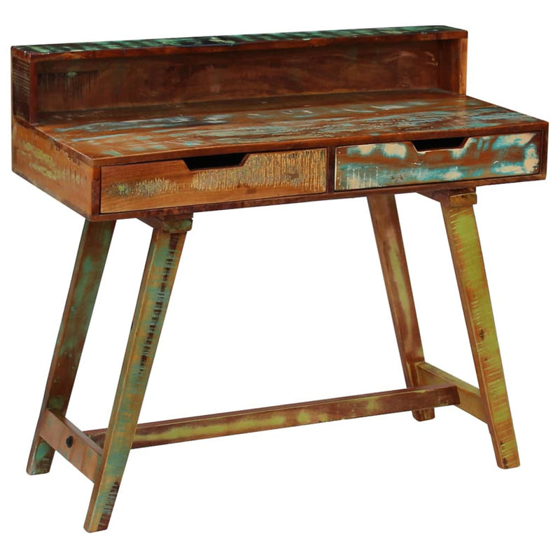 vidaXL Desk Solid Reclaimed Wood