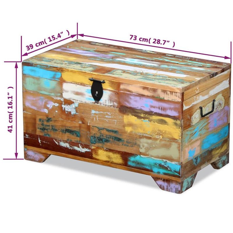 Storage Chest Solid Reclaimed Wood