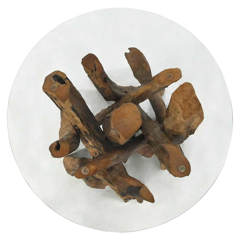 vidaXL Coffee Table Solid Teak 60 cm