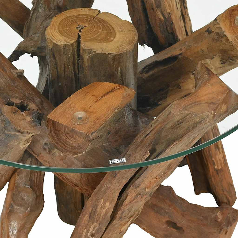 vidaXL Coffee Table Solid Teak 60 cm