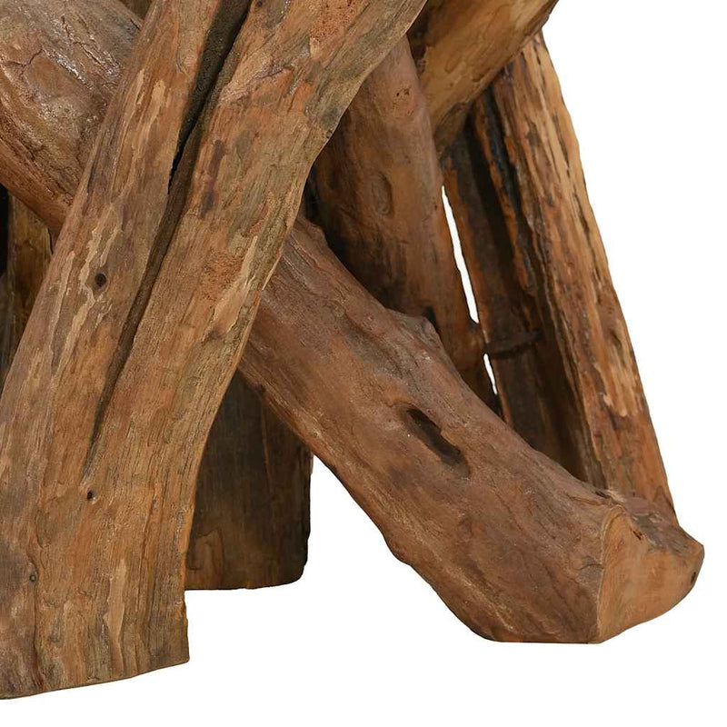 vidaXL Coffee Table Solid Teak 60 cm