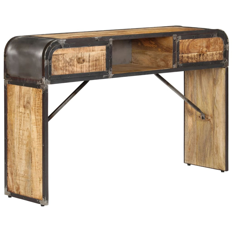 vidaXL Sideboard 120x30x75 cm Solid Mango Wood