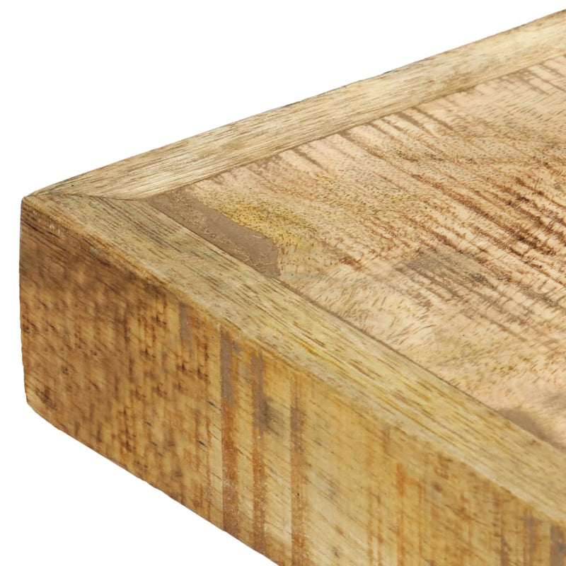 vidaXL Dining Table 120x60x75 cm Solid Rough Mango Wood