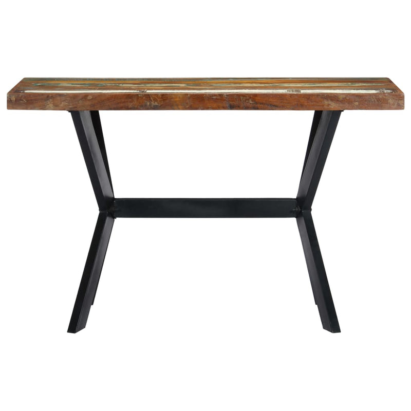 Dining Table 120x60x75 cm Solid Reclaimed Wood