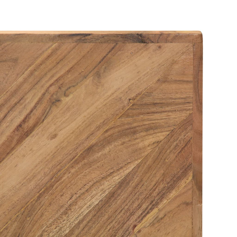vidaXL Coffee Table 110x110x36 cm Solid Acacia Wood