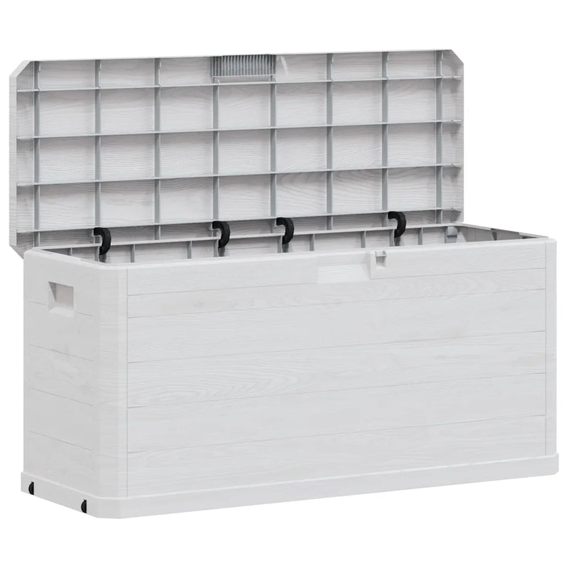 Garden Storage Box 280 L Light Grey