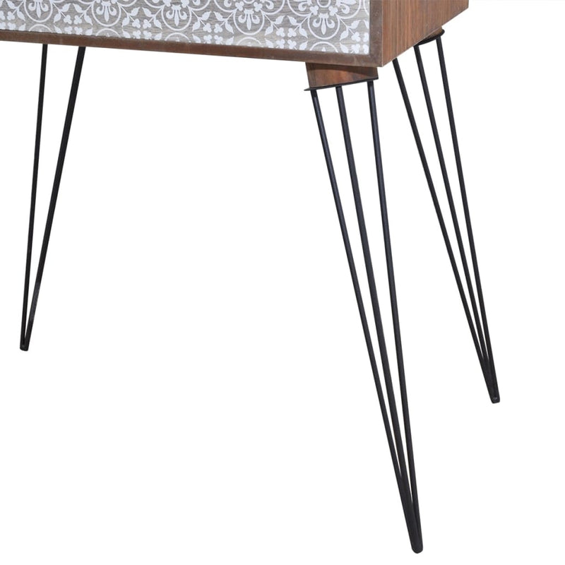 vidaXL Nightstands with Drawer 2 pcs Brown