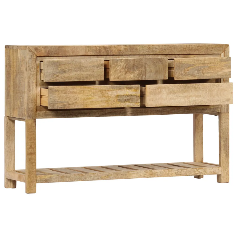 Sideboard 120x30x75 cm Solid Mango Wood