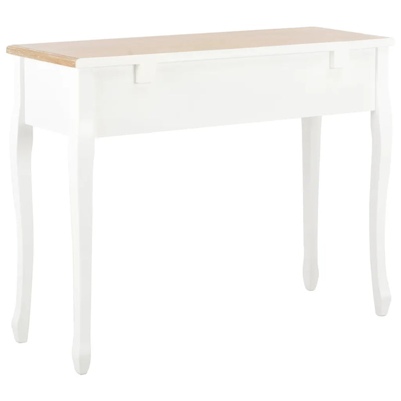 Dressing Console Table with 3 Drawers White