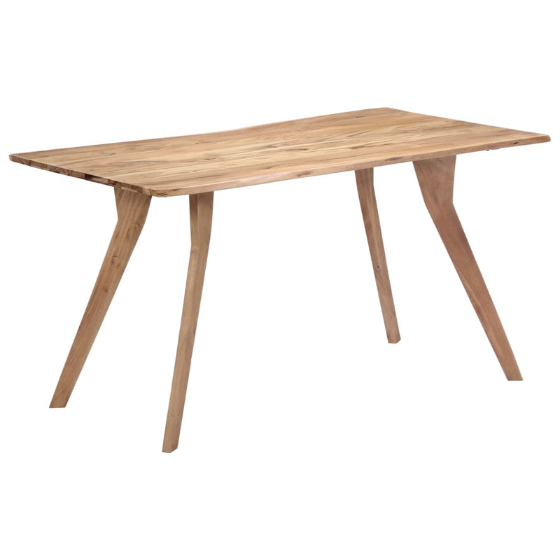 Dining Table 140x80x76 cm Solid Acacia Wood