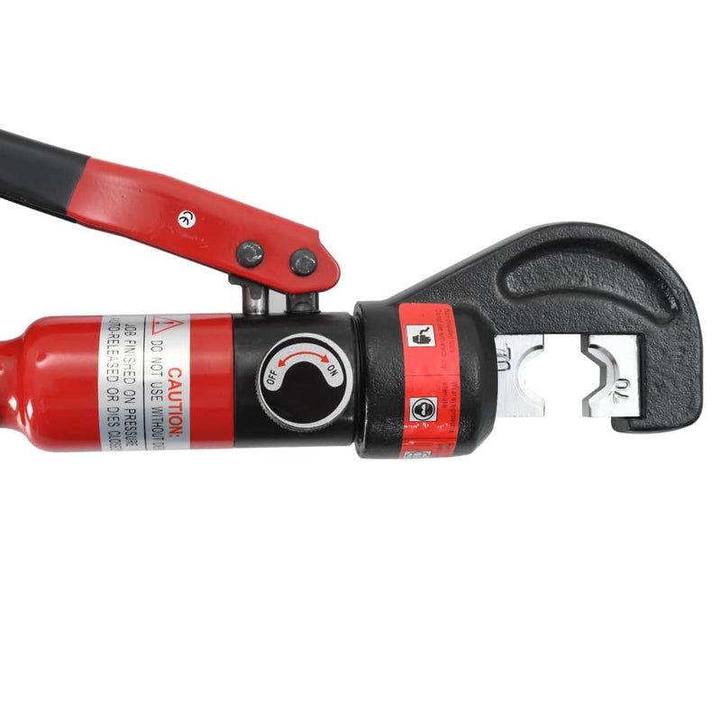 vidaXL Hydraulic Crimping Pliers 4-6-8-10-16-25-35-70 mm²