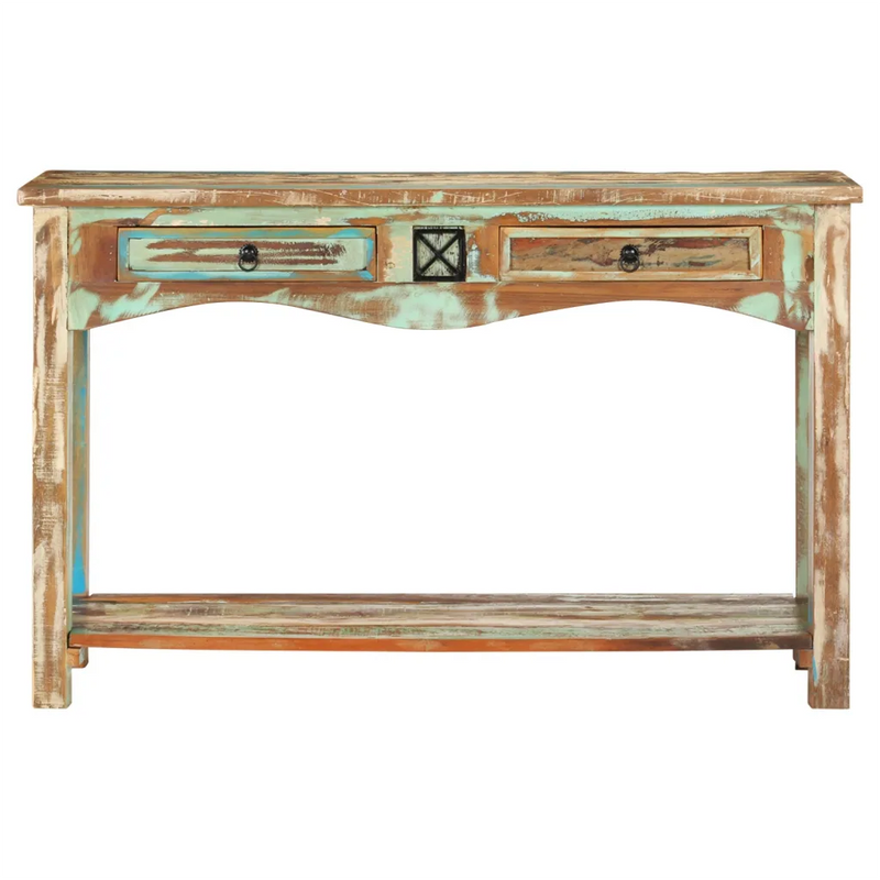 Console Table 120x40x75 cm Solid Reclaimed Wood