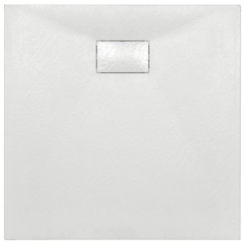 vidaXL Shower Base Tray SMC White 80x80 cm