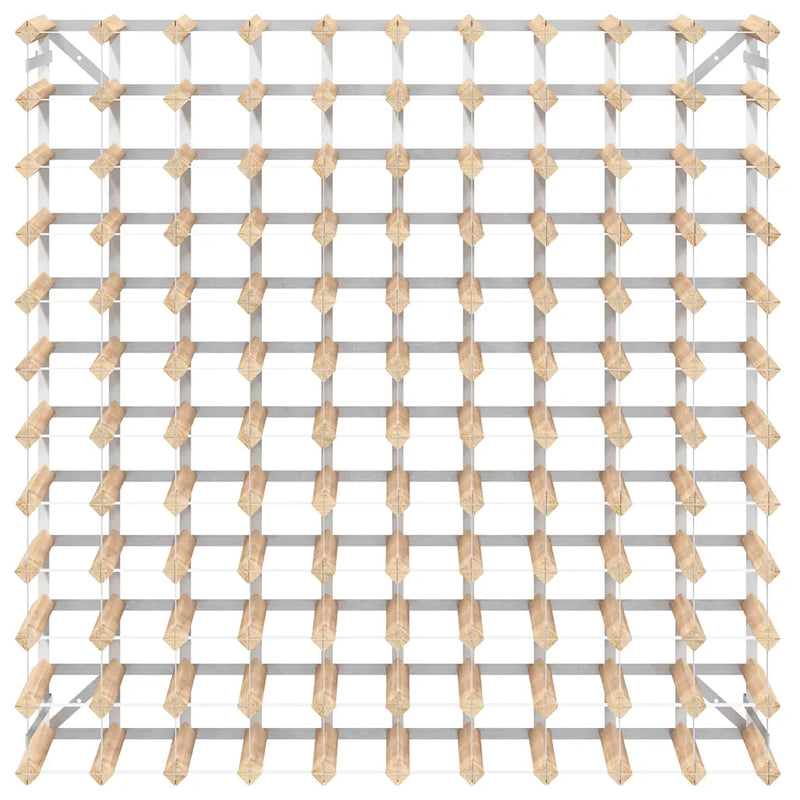 Wine Rack for 120 Bottles Solid Pinewood