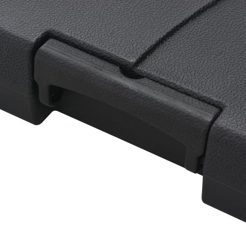vidaXL Garden Parasol with Portable Base Anthracite