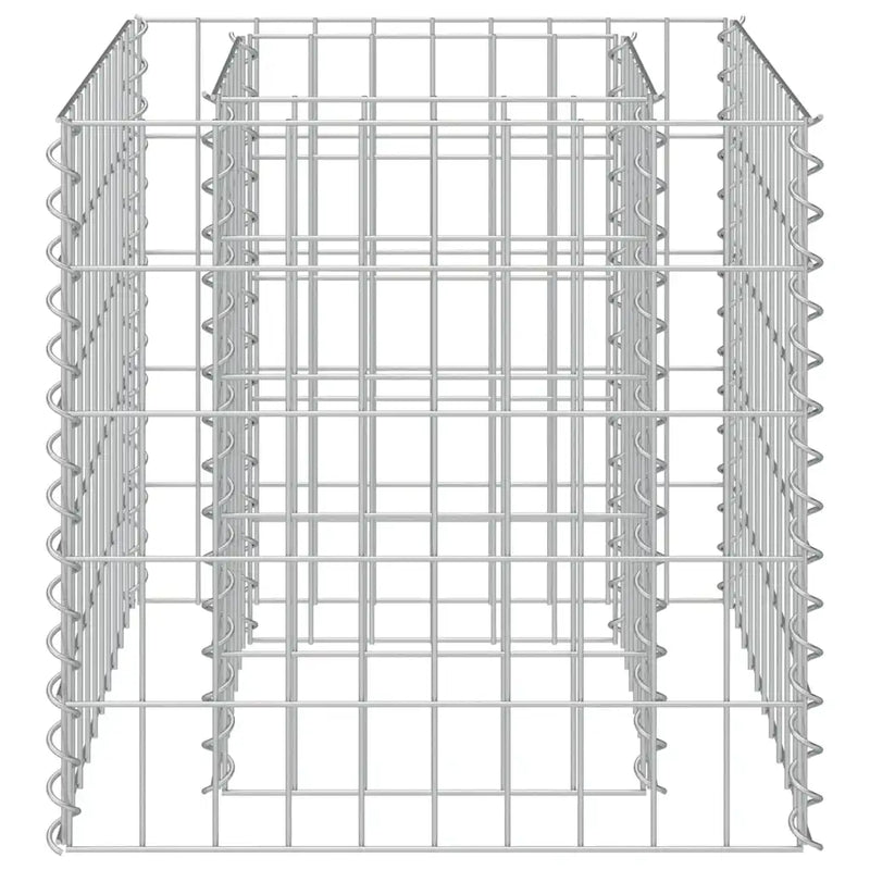 Gabion Raised Bed Galvanised Steel 50x50x50 cm