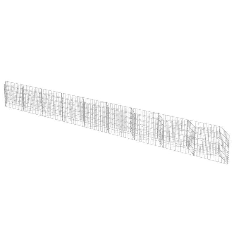 Gabion Wall Galvanised Steel 630x30x50 cm