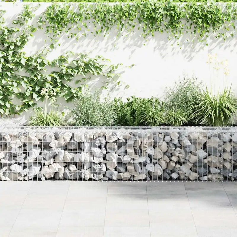 Gabion Wall with Covers Galvanised Steel 600x30x50 cm