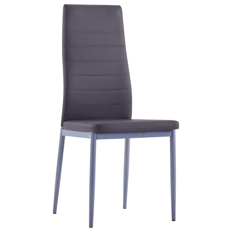 vidaXL Five Piece Dining Set Grey