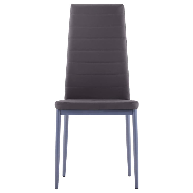 vidaXL Five Piece Dining Set Grey