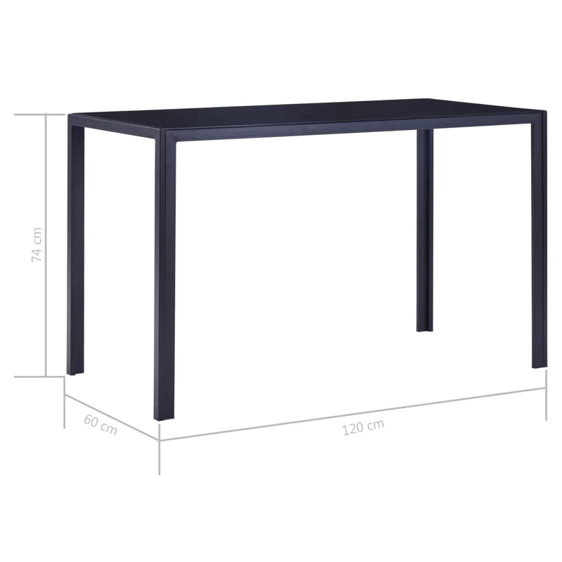 vidaXL Seven Piece Dining Set Cappuccino