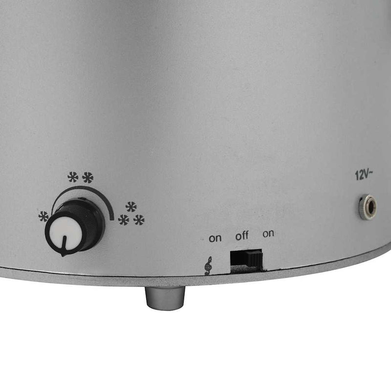 vidaXL Snowing Christmas Tree with Umbrella Base White 75 cm