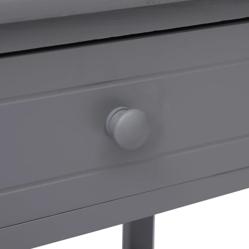vidaXL Nightstands 2 pcs Grey 40x29x42 cm Paulownia Wood