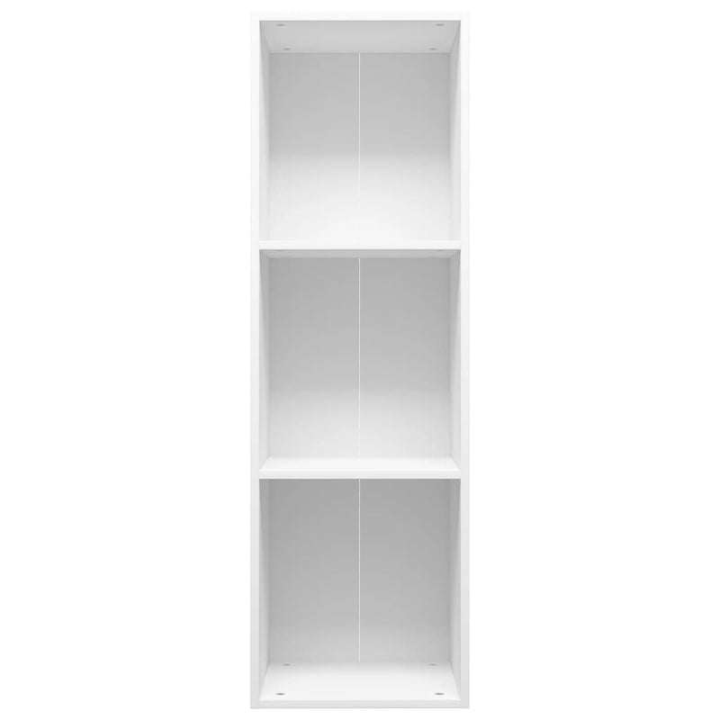 vidaXL Book Cabinet/TV Cabinet White 36x30x114 cm Engineered Wood
