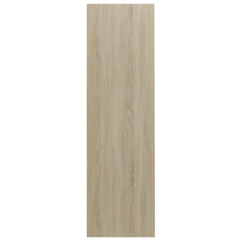 vidaXL Book Cabinet Sonoma Oak 97.5x29.5x100 cm Engineered Wood