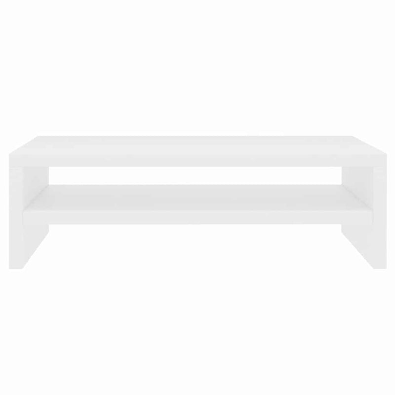 vidaXL Monitor Stand White 42x24x13 cm Engineered Wood