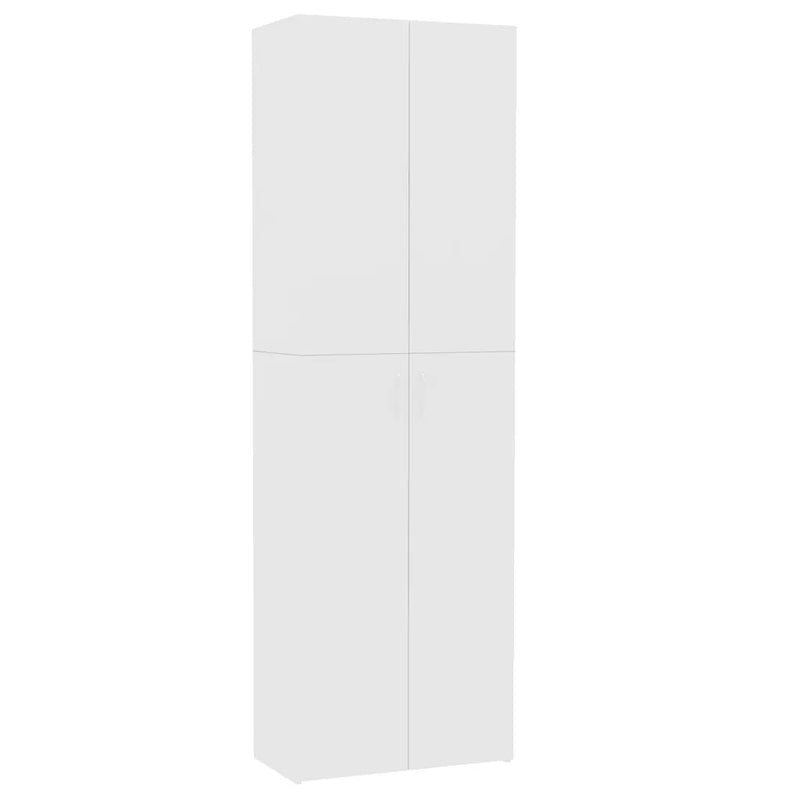 Office Cabinet White 60x32x190 cm Engineered Wood