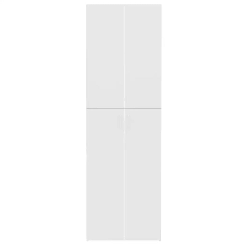 Office Cabinet White 60x32x190 cm Engineered Wood
