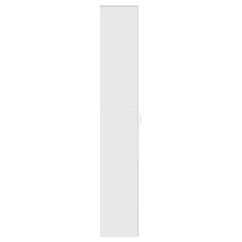 Office Cabinet White 60x32x190 cm Engineered Wood