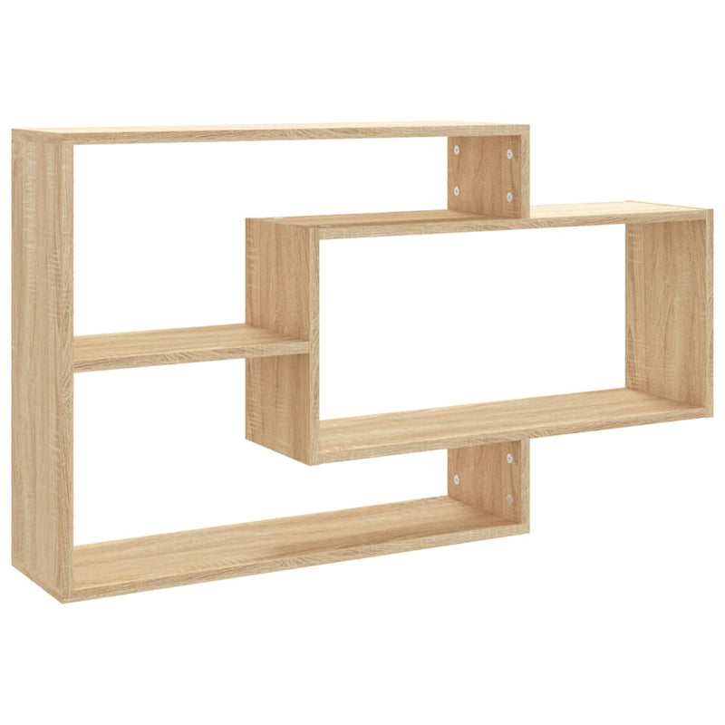 vidaXL Wall Shelves Sonoma Oak 104x20x58.5 cm Engineered Wood