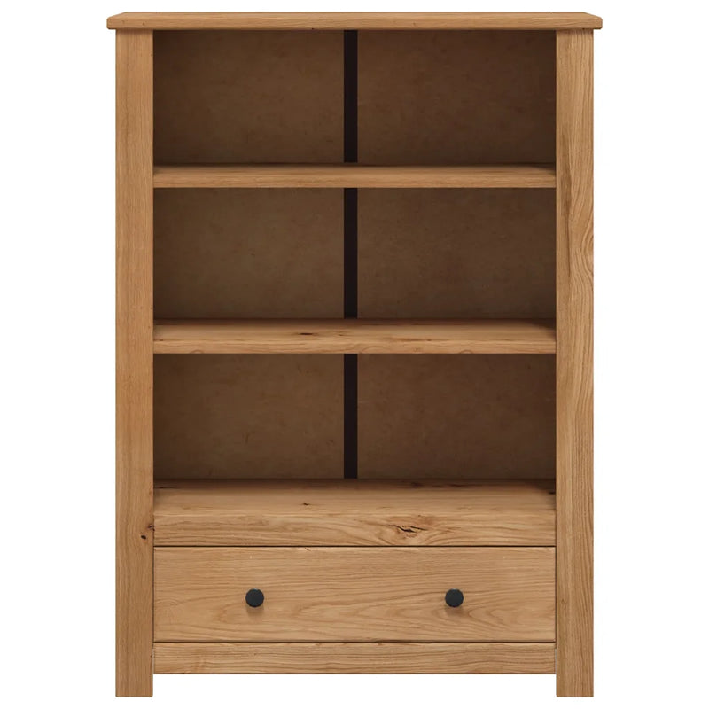 Bookcase 80x35x110 cm Solid Pine Wood Panama Range
