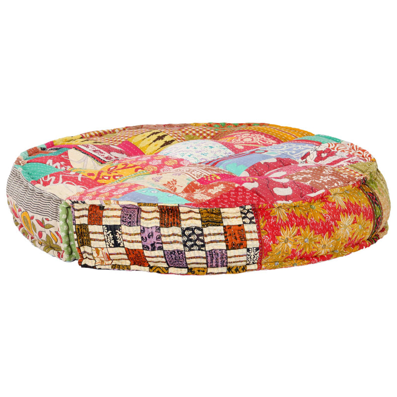 vidaXL Pouffe 100x20 cm Patchwork Fabric