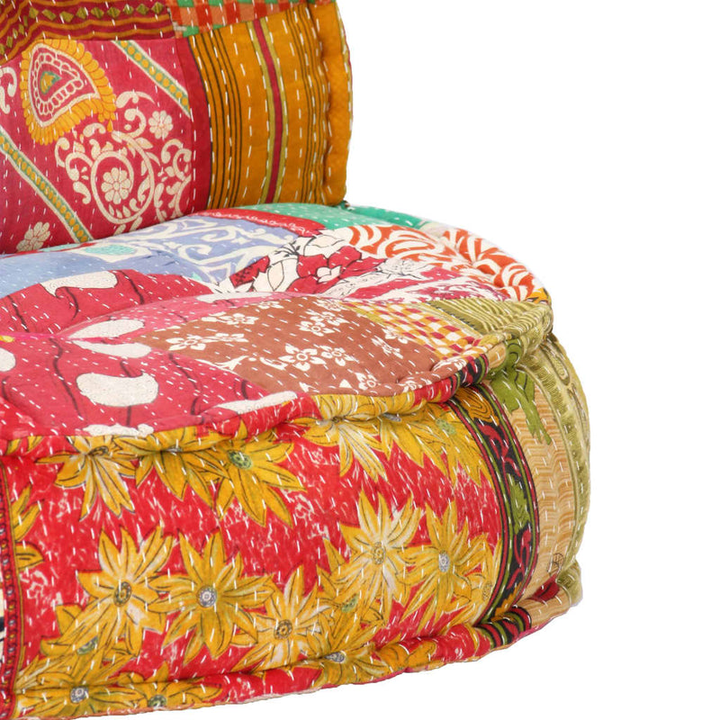 vidaXL Pouffe 100x20 cm Patchwork Fabric