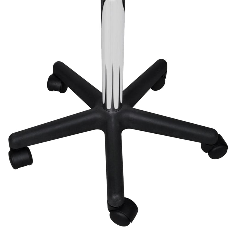 vidaXL Office Stools 2 pcs Black 35.5x84 cm Faux Leather