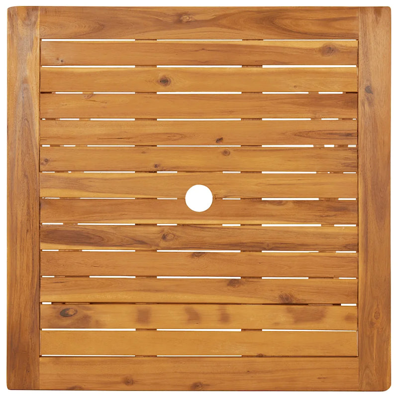 Folding Garden Table 70x70x75 cm Solid Acacia Wood