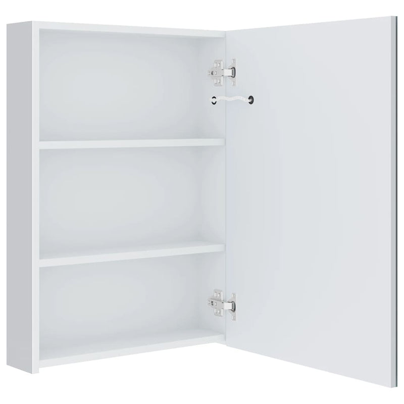 vidaXL LED Bathroom Mirror Cabinet 50x13x70 cm