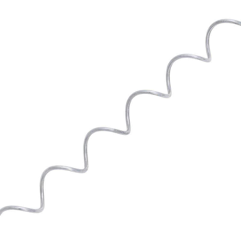vidaXL Gabion Spirals 24 pcs Galvanised Steel 100 cm
