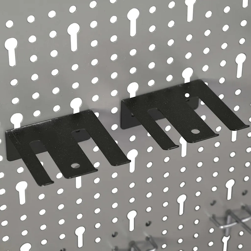 Wall-mounted Peg Boards 4 pcs 40x58 cm Steel