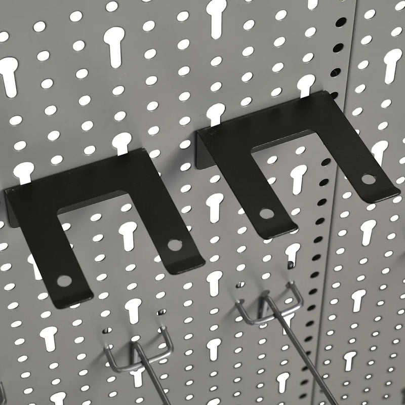 Wall-mounted Peg Boards 4 pcs 40x58 cm Steel